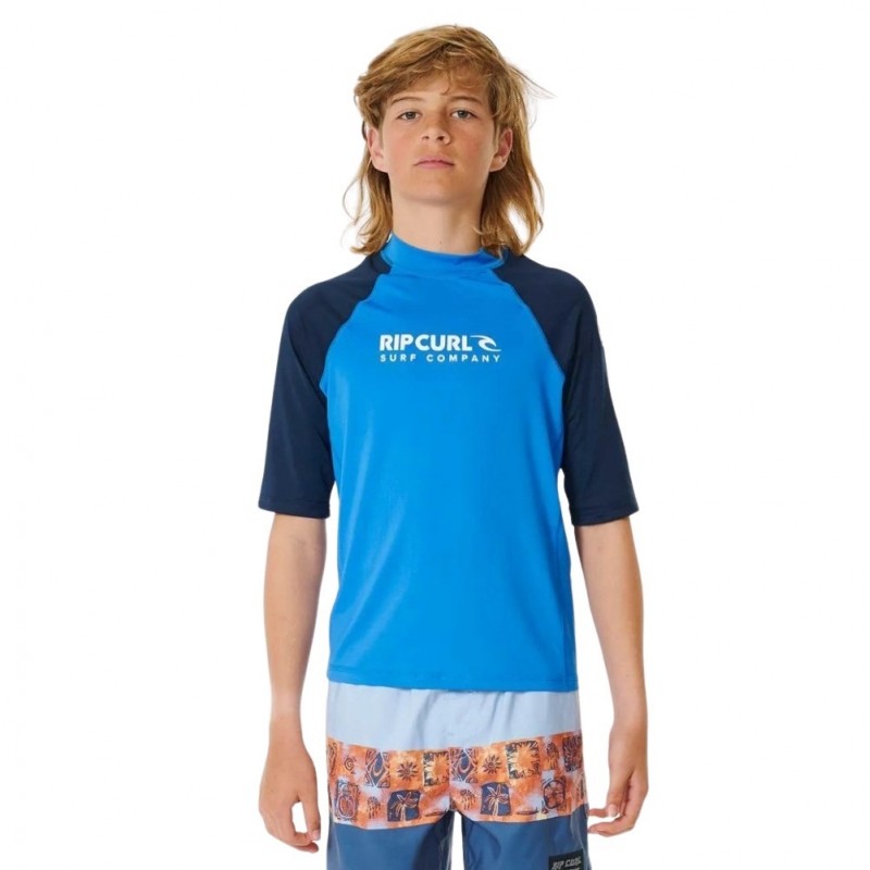 RIP CURL SHOCK UPF S/S-BOY