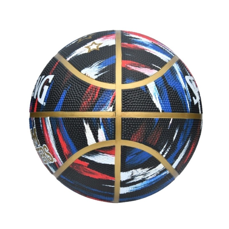 SPALDING HARLEM GLOBETROTTER RUBBER S7