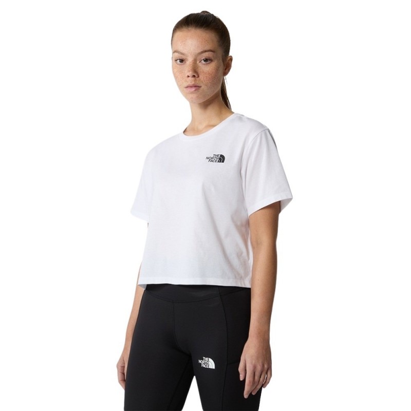 THE NORTH FACE W CROPP SIMPLE DOME TEE