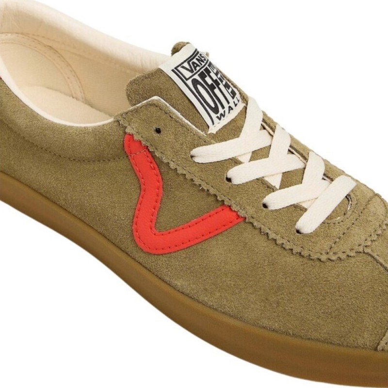 VANS SPORT LOW GUM POP OLIVE/RED