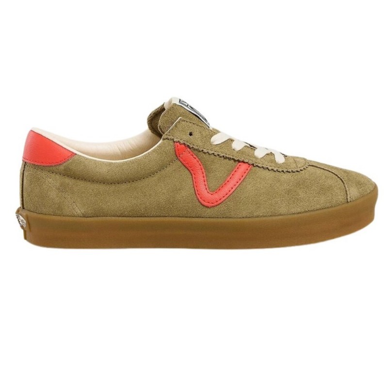 VANS SPORT LOW GUM POP OLIVE/RED